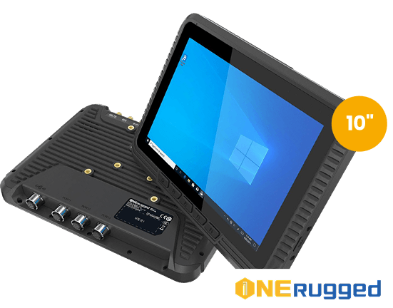 Tablet veicular industrial TB-PEM V10J, marca ONE Rugged, tela de 10 polegadas