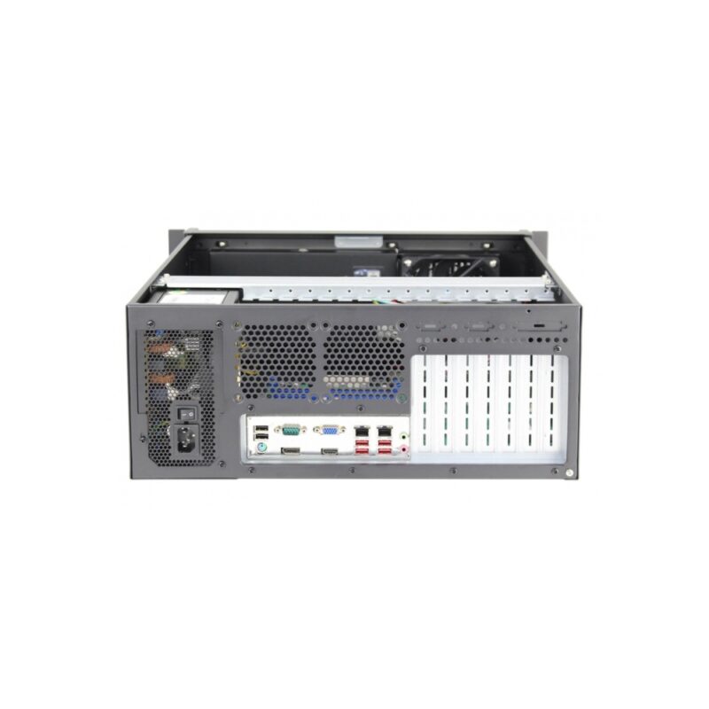 RPC-8113-I58G120 - Computador industrial rackmount 19 polegadas 4U - Placa-mãe SBC PICMG 1.3 Intel Q170, backplane 12 slots, processador Intel Core i5 7ª geração, 8GB RAM, 120GB SSD, fonte de alimentação 350 watts