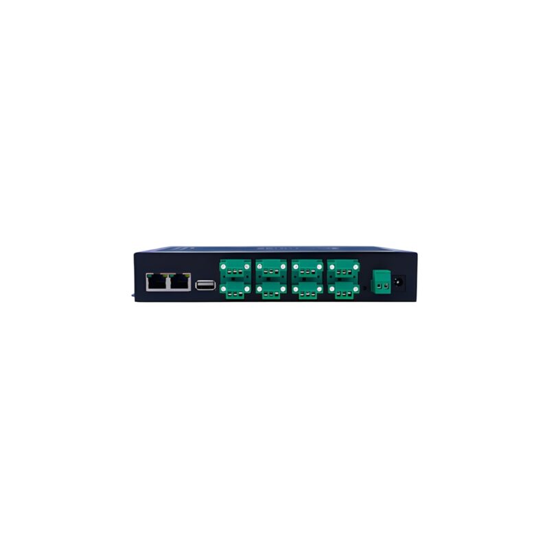 PORT-3108-RJ - Conversor Serial RS232/485/422 PARA Ethernet, 2xPortas RS232/485/422, 2xPortas 100 Base-FX, Alimentação DC 9-36V