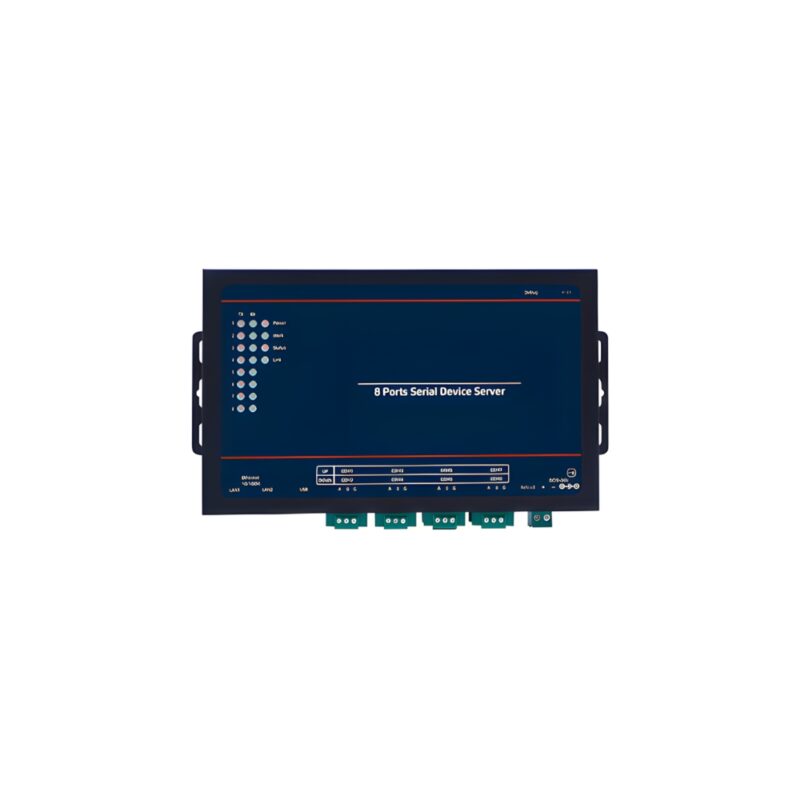 PORT-3108-RJ - Conversor Serial RS232/485/422 PARA Ethernet, 2xPortas RS232/485/422, 2xPortas 100 Base-FX, Alimentação DC 9-36V