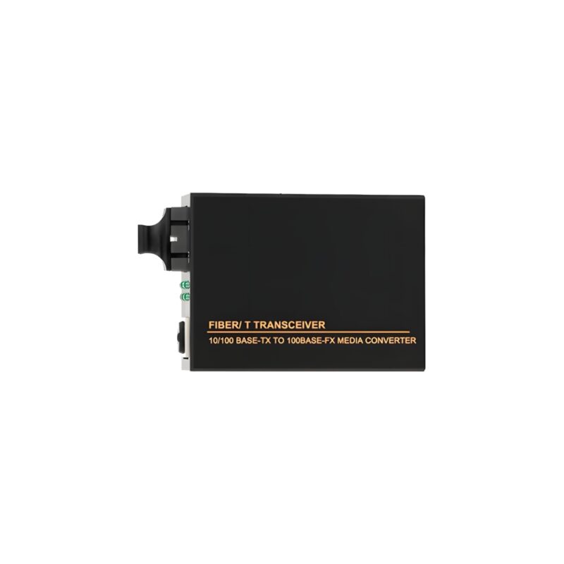 PORT-8110-S-ST20 - Tranceptor de Fibra Óptica Ethernet RJ45 para 100Base-FX-ST, Alimentação DC 9-30V