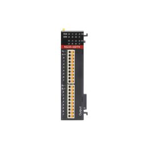 Módulo de expansão K622S-16DTN Kinco com 16 saídas transistor NPN 300mA 24VDC, isolação óptica 500VAC, impedância 0,3 ohm, grupos de 4 canais e dimensões 27x75x106mm para automação industrial
