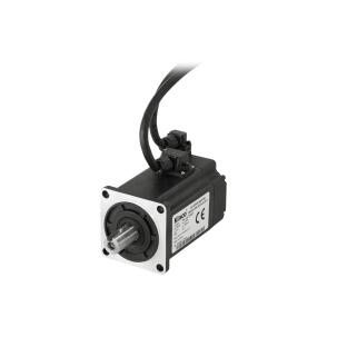 Servo motor SMK60S-0040-30VBK-5LSA com flange 60x60mm, potência 400W, alimentação 220VCA, torque 1,27Nm, velocidade 3000RPM, encoder óptico single turn, freio integrado e proteção IP65