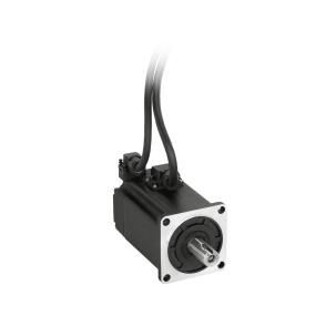 Servo motor SMK60S-0040-30VBK-5LSA com flange 60x60mm, potência 400W, alimentação 220VCA, torque 1,27Nm, velocidade 3000RPM, encoder óptico single turn, freio integrado e proteção IP65