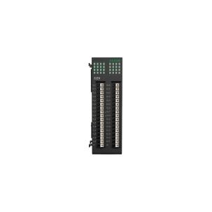 Módulo de expansão EX-213S Decowell com 32 entradas digitais PNP 24VDC, isolamento individual por optoacoplador, indicadores LED, terminais push-in, largura 29mm e fixação em trilho DIN