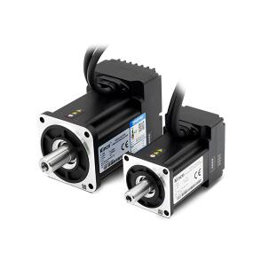 Servo motor ISMK60-020-DMBK-AA-000 com potência 200W, alimentação 220VAC, torque 0,64Nm, velocidade 3000RPM, encoder absoluto multivolta, inércia 0,176 kg·cm², corrente 7A, freio integrado e proteção IP65