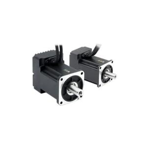 Servo motor integrado iSMK80-075-DMAK-AA-000 com potência 750W, torque 2,39Nm, velocidade 3000RPM, encoder eletromagnético, proteção IP65, comunicação RS485 CANopen e alimentação 24-60VDC