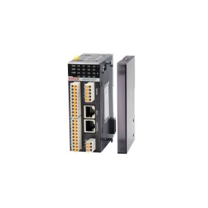 CPU CLP Kinco K615S-16DT com 8 entradas Source/Sink 24VDC até 30VDC, 8 saídas transistor PNP 300mA, 4 canais entrada alta velocidade 200KHz, 4 canais saída PWM 200KHz, Ethernet Modbus TCP, 2x RS485 Modbus RTU, CAN CANopen e suporte a 16 módulos de expansão série K6S