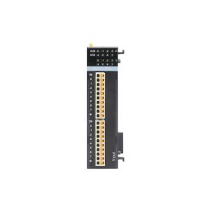 Módulo de expansão K621S-16DX Kinco com 16 entradas digitais NPN/PNP 24VDC, isolação óptica 500VAC, terminais push-in, conexão lateral por barramento, dimensões 75x27x106mm e operação 0°C a 55°C