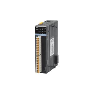 Módulo de expansão K621S-16DX Kinco com 16 entradas digitais NPN/PNP 24VDC, isolação óptica 500VAC, terminais push-in, conexão lateral por barramento, dimensões 75x27x106mm e operação 0°C a 55°C