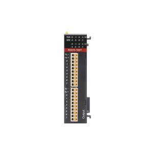 Módulo de expansão K622S-16DR Kinco com 16 saídas a relé 1A por canal, tensão 24VDC e 250VAC, corrente máxima 2A por grupo, grupos de 4 canais e dimensões 27x75x106mm para automação industrial