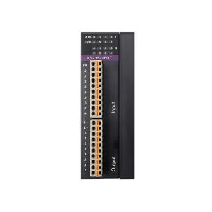 Módulo de expansão K623S-16DT Kinco com 8 entradas digitais NPN/PNP e 8 saídas transistor PNP 300mA 24VDC, impedância 0,2 ohm e dimensões 27x75x106mm para automação industrial
