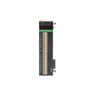 Módulo de expansão K631S-04RD Kinco com 4 canais de medição de temperatura por termorresistência PT100, Cu50 e PT1000, configurações 2 ou 3 fios, conversão 24 bits, taxa 1 leitura por segundo e dimensões 27x75x106mm