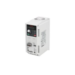 Inversor de frequência KC100-2S-0R40G monofásico com potência 0,4kW, tensão entrada 180-260VAC, saída 0-600Hz, corrente saída 2,5A, interface RS485 MODBUS e proteção IP20