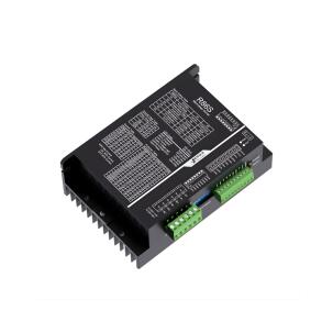 Drive para motor de passo R86S 2 fases com corrente máxima 7,2A, tensão 20-80VAC ou 28-100VDC, proteção IP54 e dimensões 151x98x52mm para automação industrial e sistemas CNC