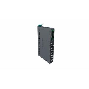 Módulo de expansão RB-210H Decowell com 16 entradas digitais PNP 24VDC, isolamento por optoacoplador, indicadores LED, terminais push-in, largura 12mm e fixação em trilho DIN