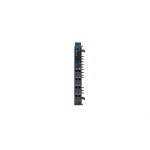 Módulo de expansão RB-4454 Decowell com 4 entradas analógicas configuráveis 16 bits, sinais 0-20mA e 4-20mA, terminais push-in, largura 14mm, fixação em trilho DIN e proteção IP20