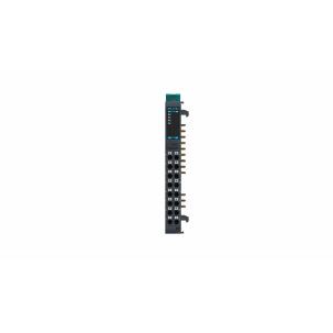 Módulo de expansão RB-4754 Decowell com 4 entradas analógicas configuráveis para sensores RTD e termistores PT100, PT200, PT500, PT1000, Cu100, KTY84, NTC5K e NTC10K, terminais push-in, largura 12mm e fixação em trilho DIN