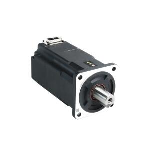 Servo motor SMK80S-0100-30VAK-5LSA com flange 80x80mm, potência 1000W, alimentação 220VCA, torque nominal 3,18Nm, torque máximo 9,54Nm, velocidade 3000-6000RPM, encoder óptico single turn e proteção IP67