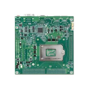Placa-mãe industrial WADE-8017 Mini-ITX com chipset Intel Q170/C236, socket LGA1151 para Intel Core i3/i5/i7 6ª e 7ª geração, DDR4 até 32GB ECC/Non-ECC, 6 portas COM RS232/422/485, 2 LAN Gigabit, 6x SATA III, PCIe x16 Gen3, Mini PCIe, M.2 e saídas DisplayPort HDMI VGA