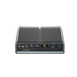 Box PC fanless barebone WEBS-DC-1200-N42-R10 com processador Intel N4200, 2 portas COM, 2 portas RJ45 e alimentação 9-48VDC para automação industrial, SCADA e sistemas embarcados