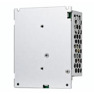 Fonte chaveada industrial WEHO WH-RS35W12, referência LRS-35-12, com saída 12VDC 3A, série 35W, entrada 85–264VAC e 120–373VDC, caixa metálica, convecção natural e proteções contra curto-circuito, sobrecarga, sobretensão e sobretemperatura para automação industrial e painéis elétricos.